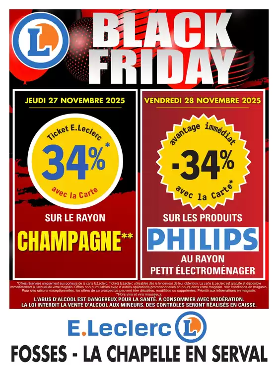 Catalogue E.Leclerc à Lannemezan | Black Friday | 2025-11-27T00:00:00.000Z - 2025-11-28T00:00:00.000Z