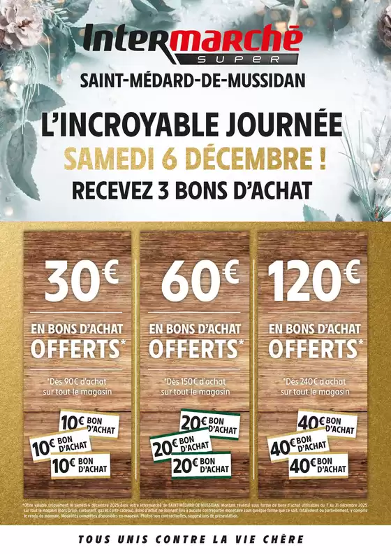 Catalogue Intermarché à Saint-Sever | PROS LOCAL - 09339 ST MEDARD DE MUSSIDAN | 2025-12-06T00:00:00.000Z - 2025-12-31T00:00:00.000Z