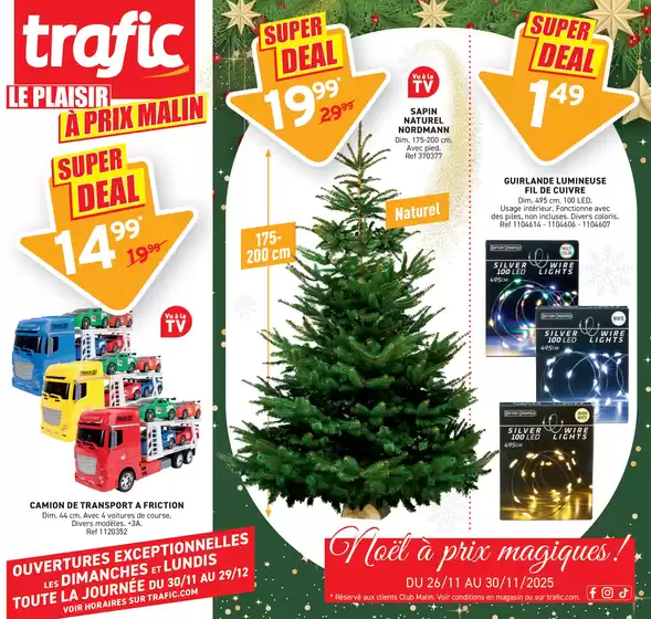 Catalogue Trafic à Maylis | Super Deal | 2025-11-26T00:00:00.000Z - 2025-11-30T00:00:00.000Z
