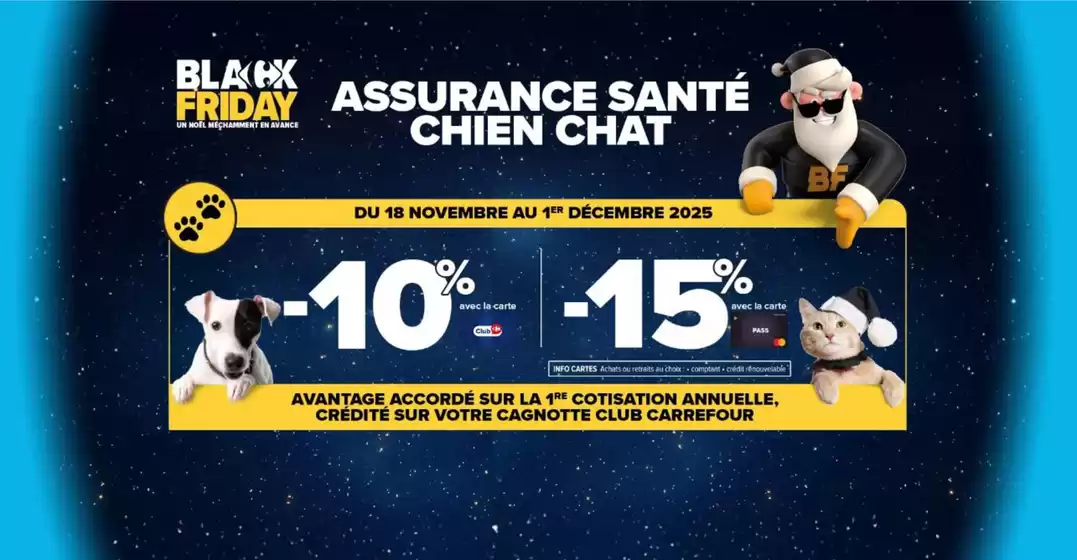 Catalogue Carrefour Assurance à Saint-Nazaire (Loire Atlantique) | Black Friday | 2025-11-25T00:00:00.000Z - 2025-12-01T00:00:00.000Z