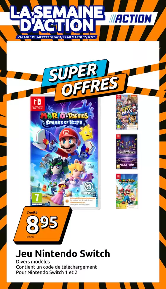 Catalogue Action à Segré | La Semaine D'action | 2025-11-26T00:00:00.000Z - 2025-12-02T00:00:00.000Z