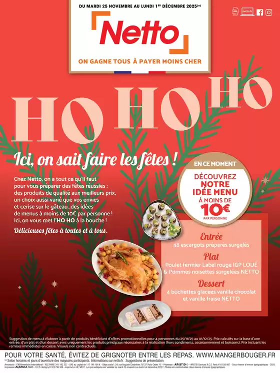 Catalogue Netto à Segré | Menu Festif | 2025-11-25T00:00:00.000Z - 2025-12-01T00:00:00.000Z