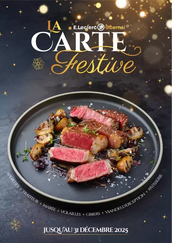 Catalogue E.Leclerc à Mundolsheim | Carte Festive | 2025-11-26T00:00:00.000Z - 2025-12-31T00:00:00.000Z