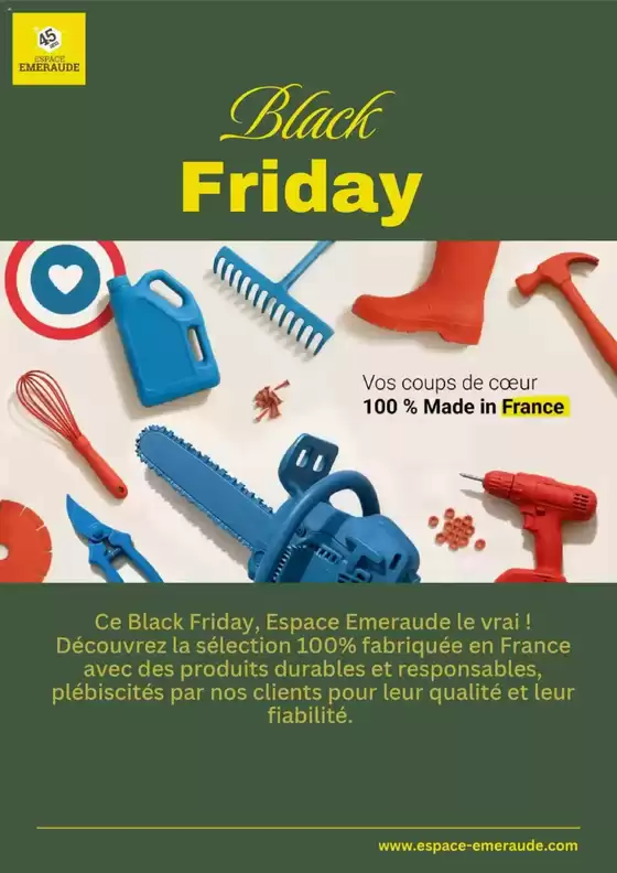 Catalogue Espace emeraude à Segré | Black Friday | 2025-11-26T00:00:00.000Z - 2025-12-01T00:00:00.000Z