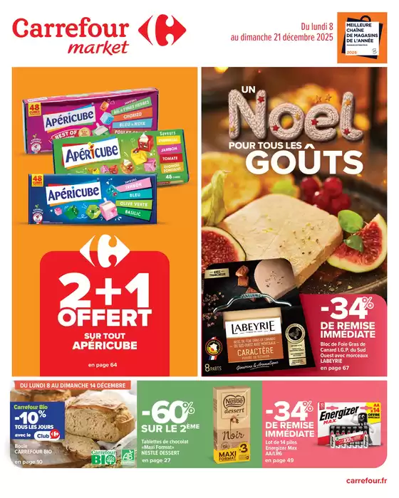 Catalogue Carrefour Market | UN NOËL POUR TOUS LES GOÛTS | 2025-12-08T00:00:00.000Z - 2025-12-21T00:00:00.000Z