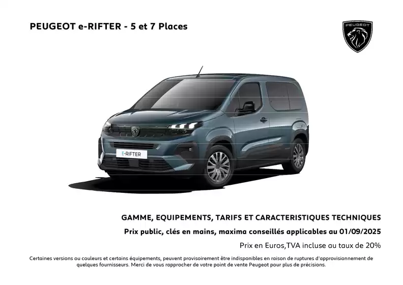 Catalogue Peugeot à Carpentras | Peugeot ct rifter | 2025-11-27T00:00:00.000Z - 2026-06-30T00:00:00.000Z
