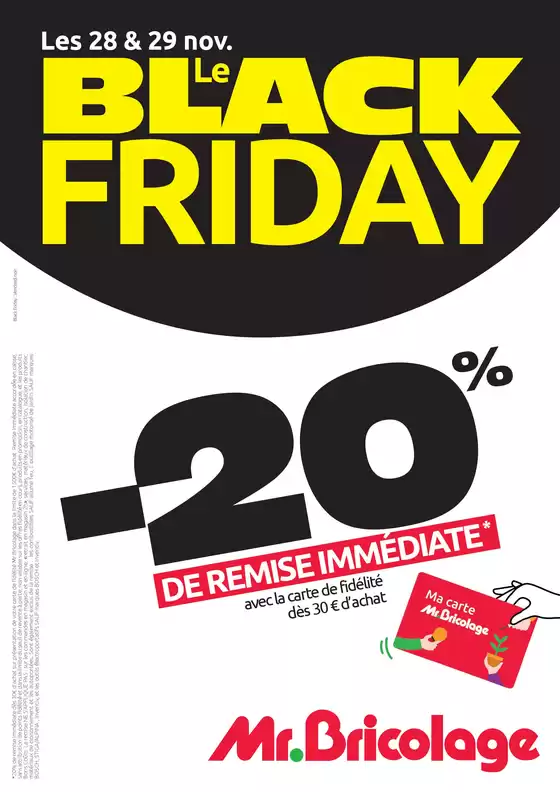Catalogue Mr Bricolage à Cormontreuil (Marne) | Le BLACK FRIDAY | 2025-11-28T00:00:00.000Z - 2025-11-29T00:00:00.000Z