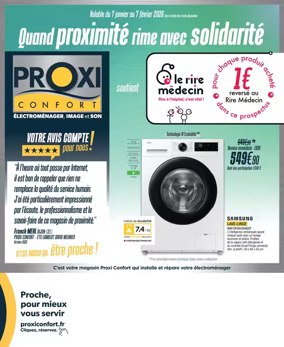 Catalogue Proxi Confort à Orléans | PrX BB Tabloid Janvier 2025 | 2026-01-07T00:00:00.000Z - 2026-02-07T00:00:00.000Z