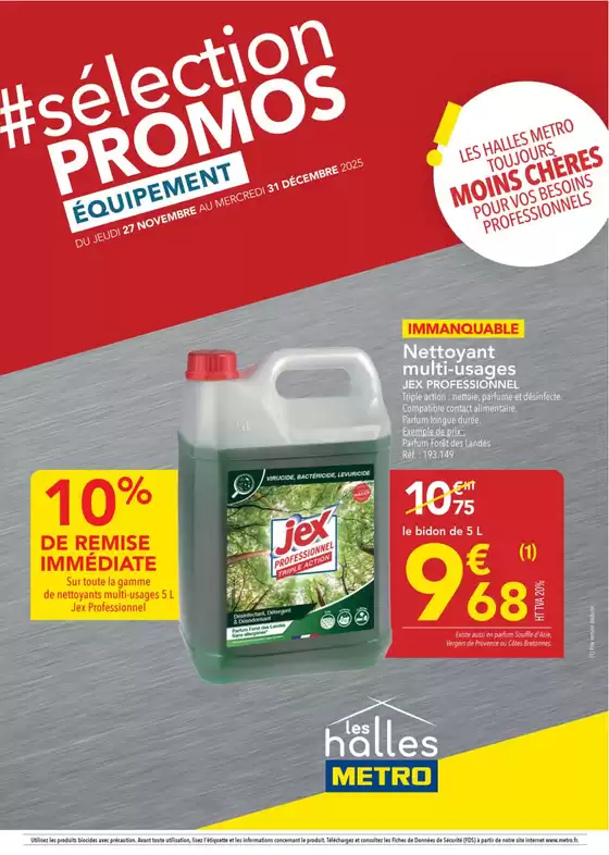 Catalogue Metro à Le Havre | Metro Sélection Promos Equipement | 2025-11-27T00:00:00.000Z - 2025-12-31T00:00:00.000Z