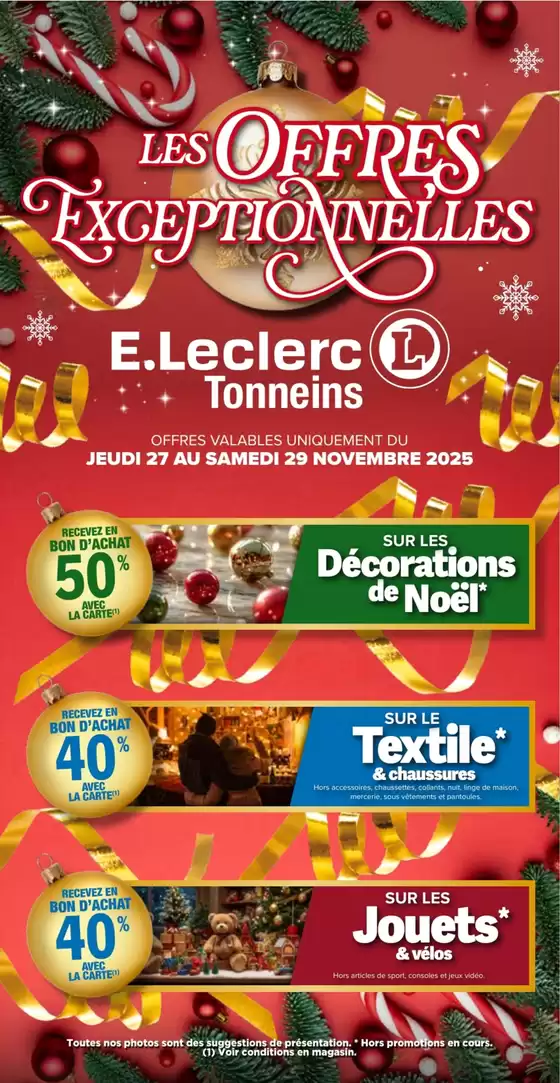Catalogue E.Leclerc à Couzeix | Leaflet 1 | 2025-11-27T00:00:00.000Z - 2025-11-29T00:00:00.000Z