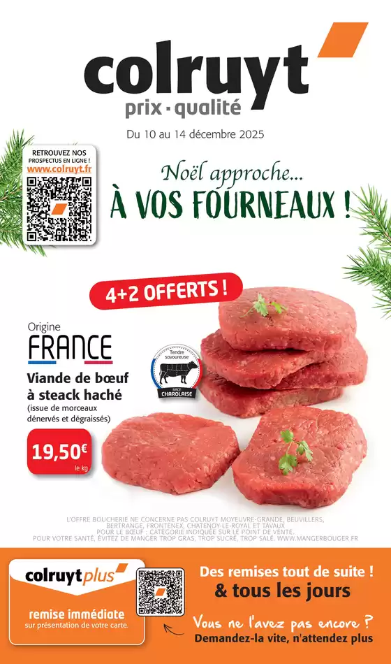 Catalogue Colruyt à Aussillon | Noël approche… À vos fourneaux ! | 2025-12-10T00:00:00.000Z - 2025-12-14T00:00:00.000Z