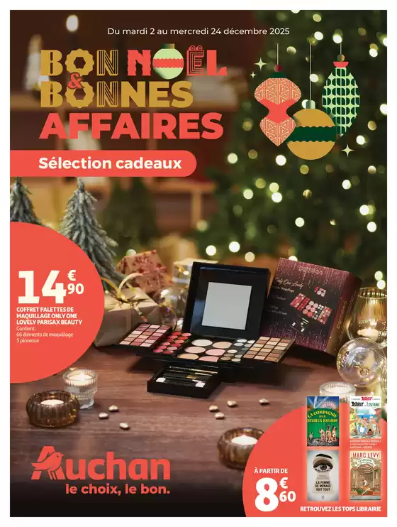 Catalogue Auchan Hypermarché à Moûtiers | Bon Noël et Bonnes Affaires : Sélection cadeaux | 2025-12-02T00:00:00.000Z - 2025-12-24T00:00:00.000Z