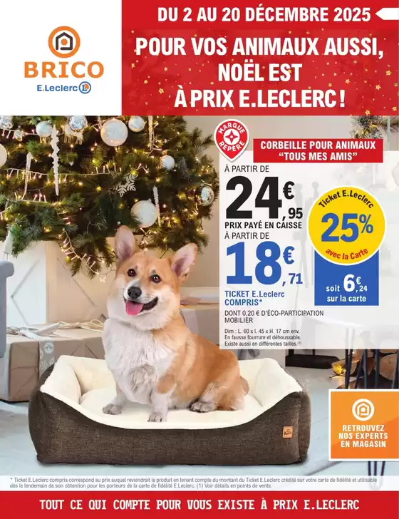 Catalogue E.Leclerc Brico | Trafic Animalerie 10 | 2025-12-02T00:00:00.000Z - 2025-12-20T00:00:00.000Z