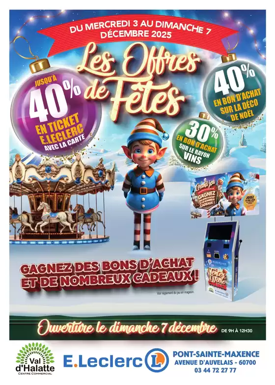 Catalogue E.Leclerc à Vaires-sur-Marne | 25M004A | 2025-12-03T00:00:00.000Z - 2025-12-07T00:00:00.000Z