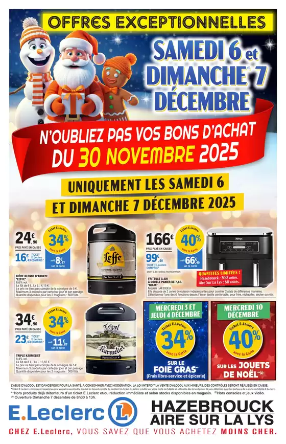 Catalogue E.Leclerc à Moûtiers | Tract mag 08 au 14 décembre | 2025-11-30T00:00:00.000Z - 2025-12-07T00:00:00.000Z
