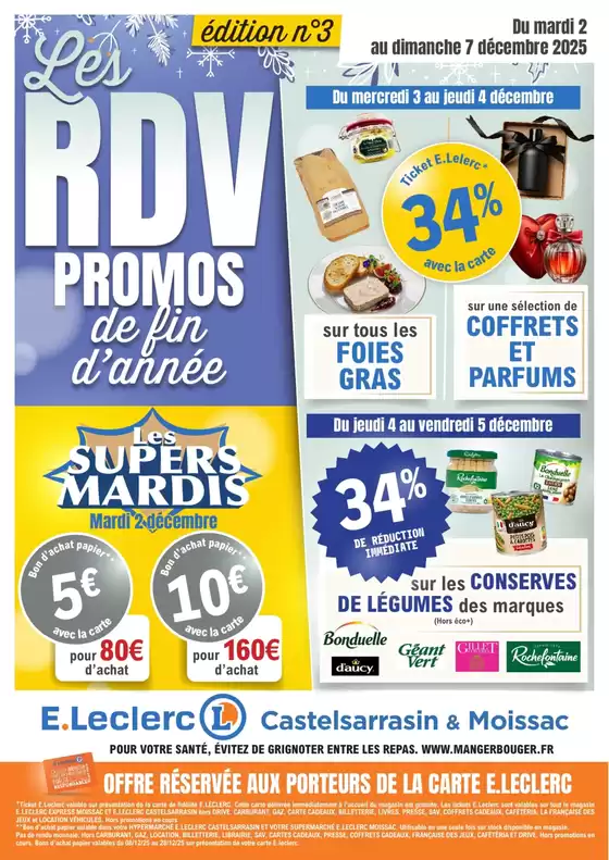 Catalogue E.Leclerc à Montigny-lès-Cormeilles | Sodiart - Edition 3 | 2025-12-02T00:00:00.000Z - 2025-12-07T00:00:00.000Z
