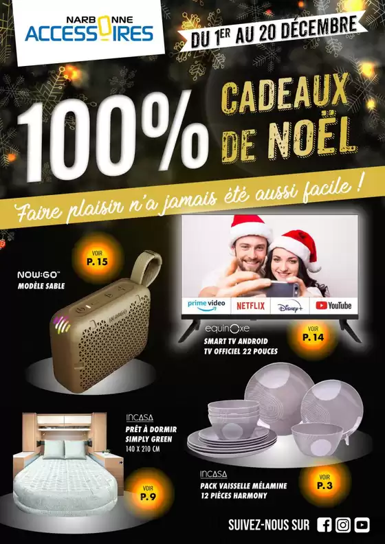 Catalogue Narbonne accessoires à Kingersheim | 100% cadeaux de Noël | 2025-12-01T00:00:00.000Z - 2025-12-20T00:00:00.000Z
