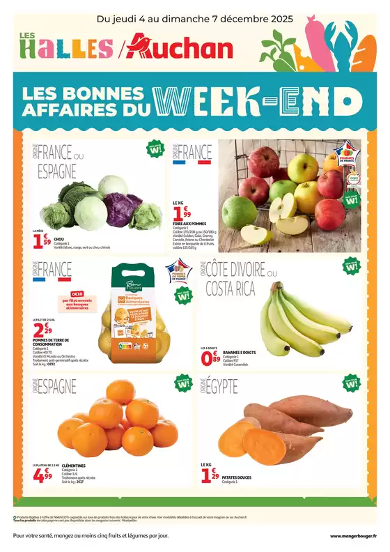 Catalogue Auchan Hypermarché à Rouen | Les bons plans du week-end dans votre hyper ! | 2025-12-04T00:00:00.000Z - 2025-12-07T00:00:00.000Z