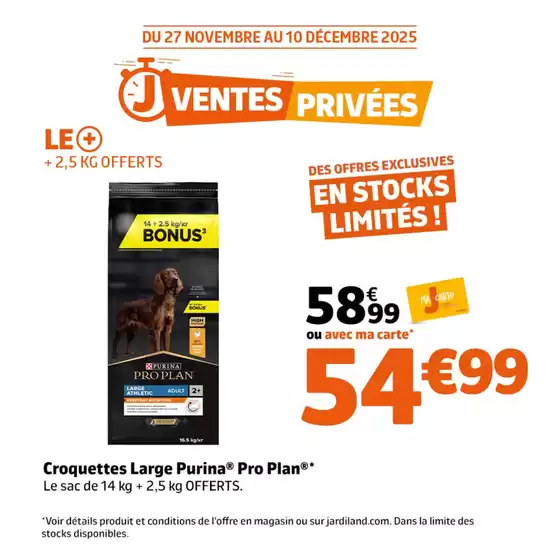 Catalogue Jardiland | Les bonnes affaires, c’est maintenant ou maintenant ! | 2025-12-02T00:00:00.000Z - 2025-12-10T00:00:00.000Z