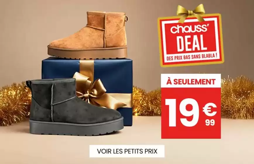 Catalogue Chaussea à Rezé | Chauss'Deal. | 2025-12-02T00:00:00.000Z - 2025-12-25T00:00:00.000Z