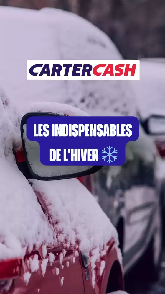 Catalogue Carter-Cash | L’hiver arrive… et votre voiture mérite d’être prête | 2025-12-02T00:00:00.000Z - 2025-12-31T00:00:00.000Z