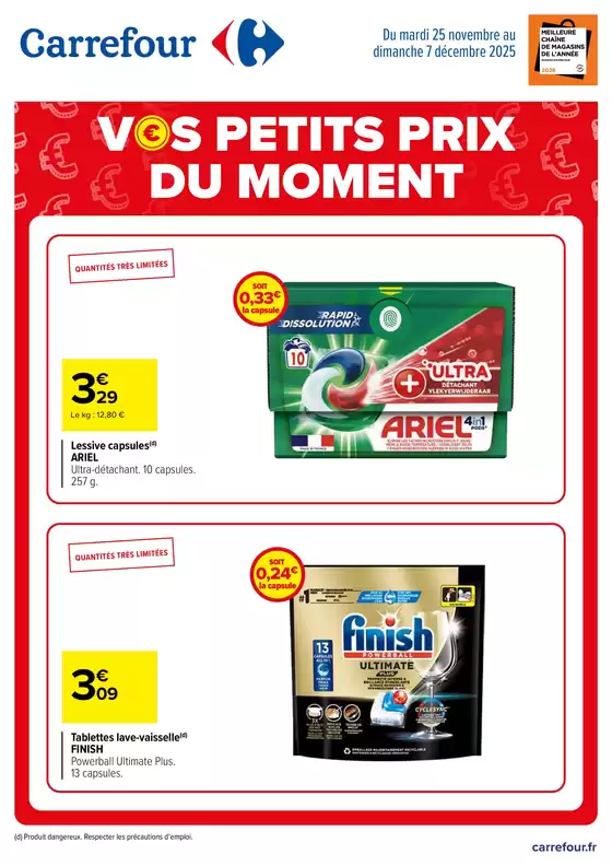 Catalogue Carrefour à Montluçon | VOS PETITS PRIX DU MOMENT | 2025-12-02T00:00:00.000Z - 2025-12-07T00:00:00.000Z