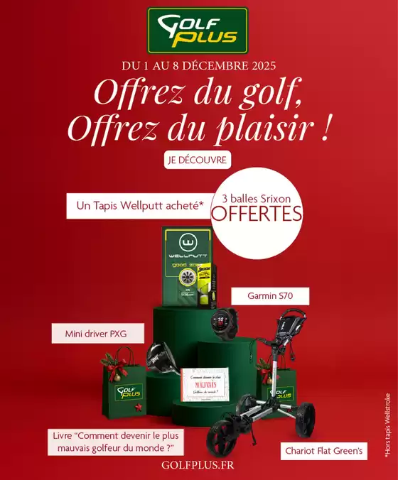Catalogue Golf Plus à Saint-Junien | Décembre en fête ! Sélection Golf Plus cette semaine | 2025-12-02T00:00:00.000Z - 2025-12-08T00:00:00.000Z