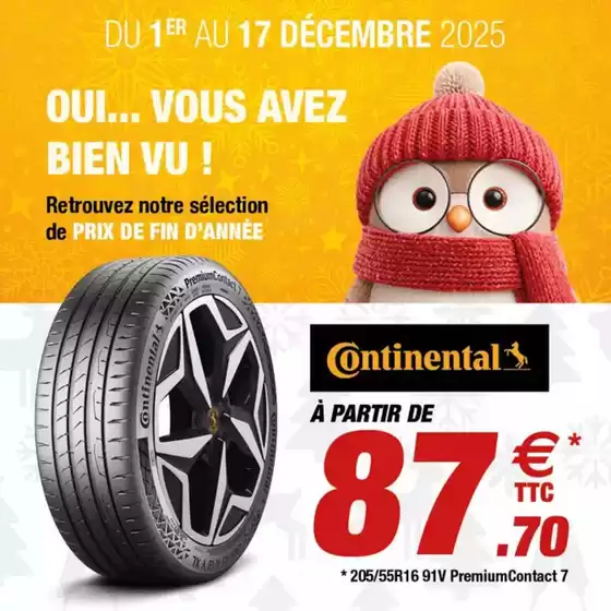 Catalogue Bestdrive | PRIX NETS SUR LES PNEUS CONTINENTAL | 2025-12-02T00:00:00.000Z - 2025-12-17T00:00:00.000Z