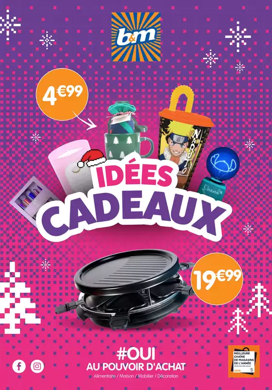 Catalogue B&M à Saintes | Idées Cadeaux | 2025-12-03T00:00:00.000Z - 2026-01-06T00:00:00.000Z