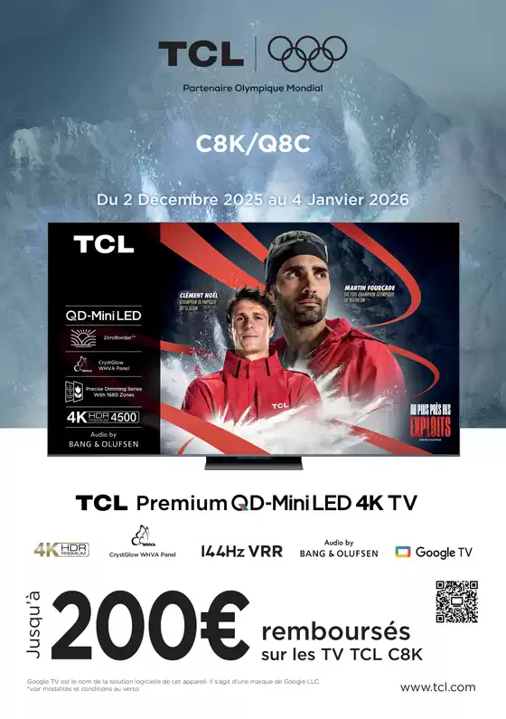 Catalogue Pulsat à Saint-Yrieix-la-Perche | TCL Jusqu'à 200€ remboursés | 2025-12-02T00:00:00.000Z - 2026-01-04T00:00:00.000Z