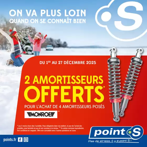 Catalogue Point S à Saint-Brice-Courcelles | C'est le moment d'entretenir votre véhicule pour l'hiver ! | 2025-12-02T00:00:00.000Z - 2025-12-27T00:00:00.000Z
