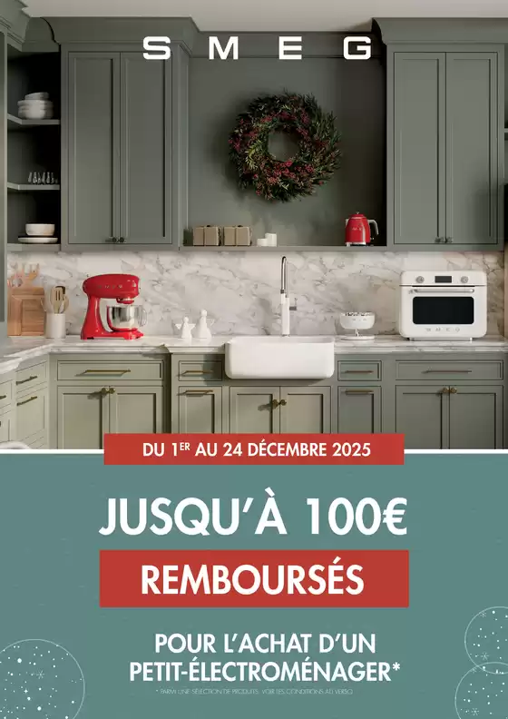 Catalogue Copra | Smeg vous rembourses jusqu'à 100€ | 2025-12-02T00:00:00.000Z - 2025-12-24T00:00:00.000Z