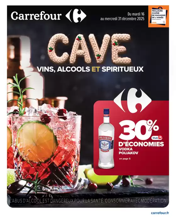 Catalogue Carrefour Drive à Toul | CAVE : VINS, ALCOOLS ET SPIRITEUX | 2025-12-16T00:00:00.000Z - 2025-12-31T00:00:00.000Z