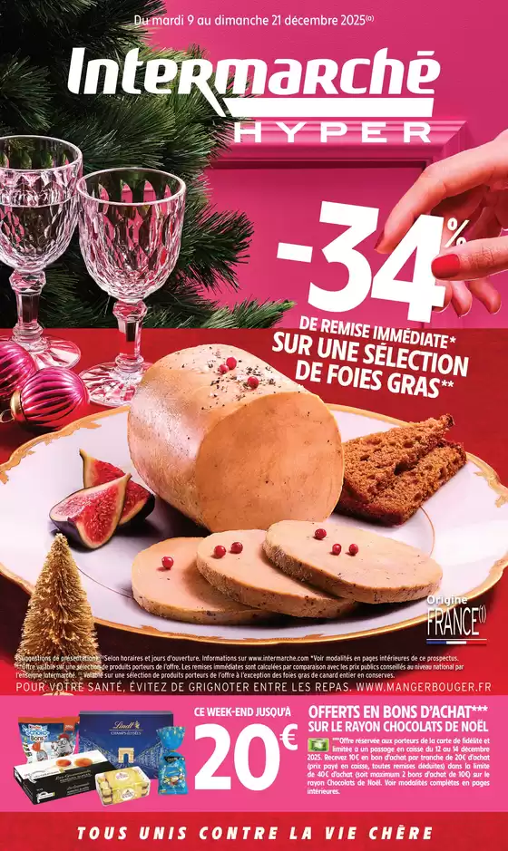 Catalogue Intermarché Hyper | TF DECEMBRE 3 + CAHIER REGION | 2025-12-09T00:00:00.000Z - 2025-12-21T00:00:00.000Z