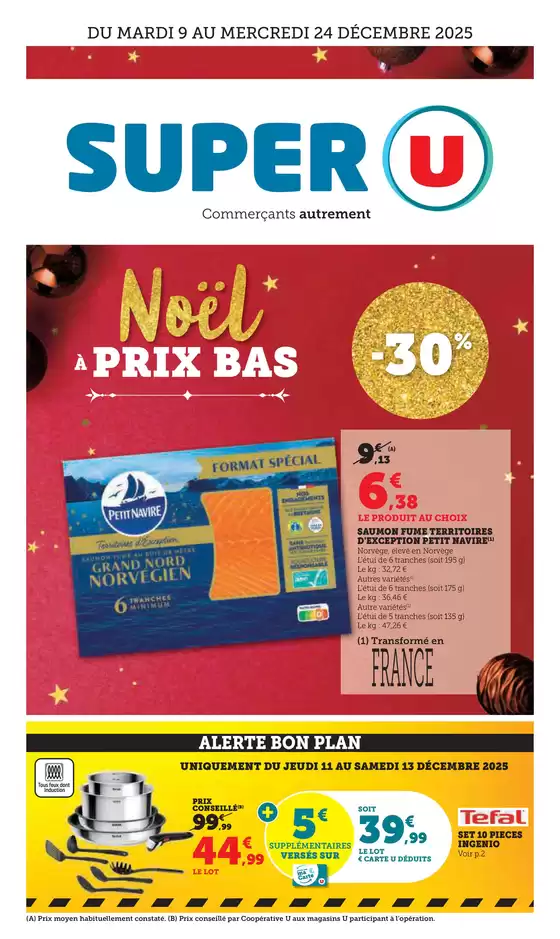 Catalogue Super U | Préparez Noël | 2025-12-09T00:00:00.000Z - 2025-12-24T00:00:00.000Z
