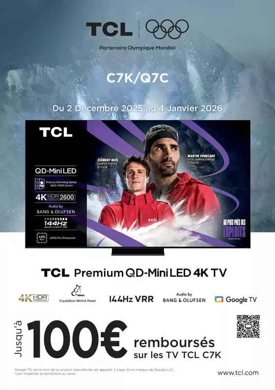 Catalogue Group Digital à Alès | TCL TV C7K/Q7C | 2025-12-02T00:00:00.000Z - 2026-01-04T00:00:00.000Z