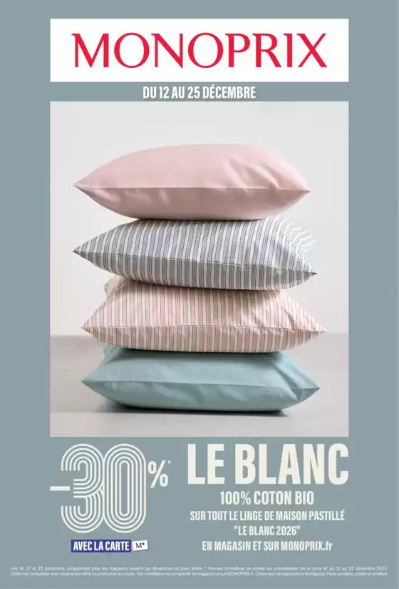 Catalogue Monop' | LE BLANC | 2025-12-05T00:00:00.000Z - 2025-12-25T00:00:00.000Z