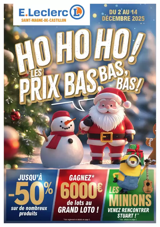 Catalogue E.Leclerc à Toulouse | CATA INTERNE NOEL 2633 | 2025-12-02T00:00:00.000Z - 2025-12-14T00:00:00.000Z
