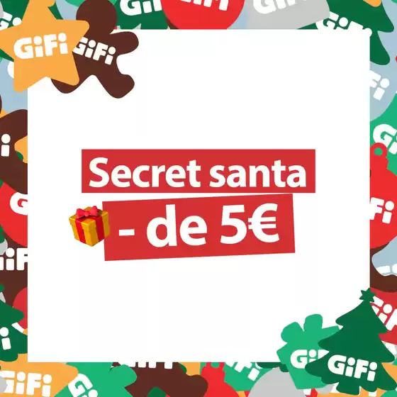 Catalogue Gifi à Marly-le-Roi | Un secret santa à moins de 5€ ? | 2025-12-05T00:00:00.000Z - 2025-12-12T00:00:00.000Z