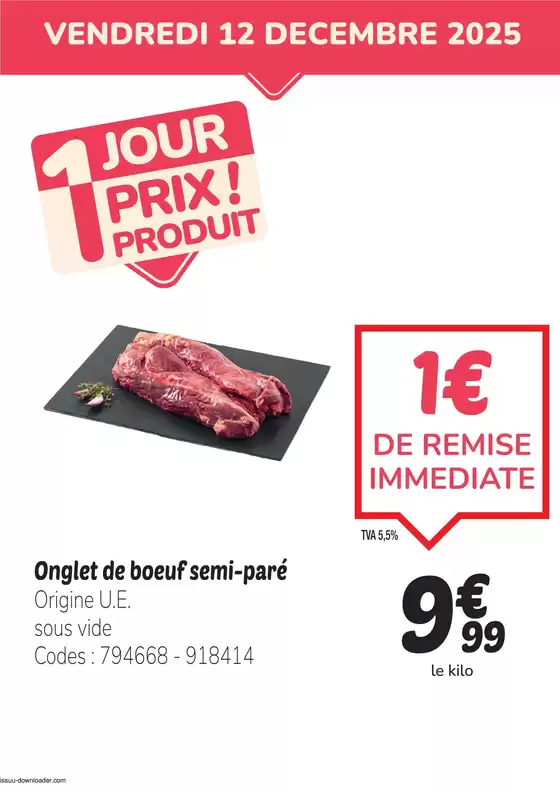 Catalogue Promocash à Paris | 1 jour prix produit | 2025-12-09T00:00:00.000Z - 2025-12-12T00:00:00.000Z