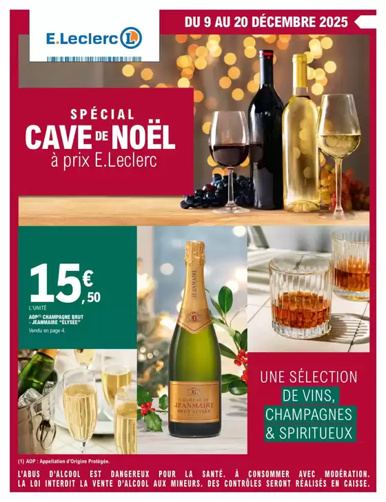 Catalogue E.Leclerc à Eyguières | CAVE DE NOEL - MIXTE | 2025-12-09T00:00:00.000Z - 2025-12-20T00:00:00.000Z