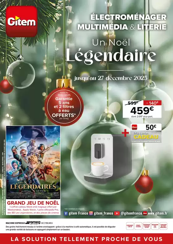 Catalogue Gitem à Gonesse | Un Noël Légendaire | 2025-12-09T00:00:00.000Z - 2025-12-27T00:00:00.000Z