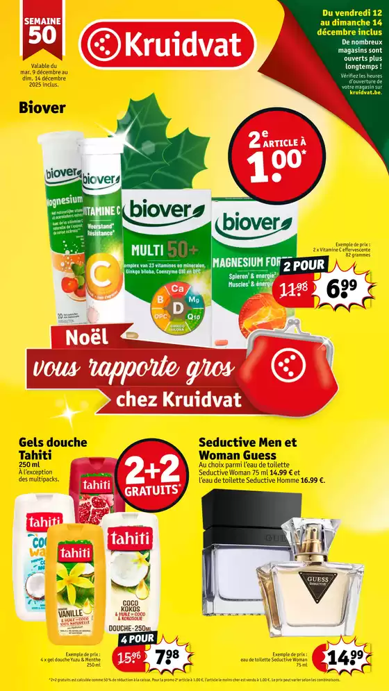 Catalogue Kruidvat | Noël vous rapporte gros chez Kruidvat | 2025-12-09T00:00:00.000Z - 2025-12-14T00:00:00.000Z