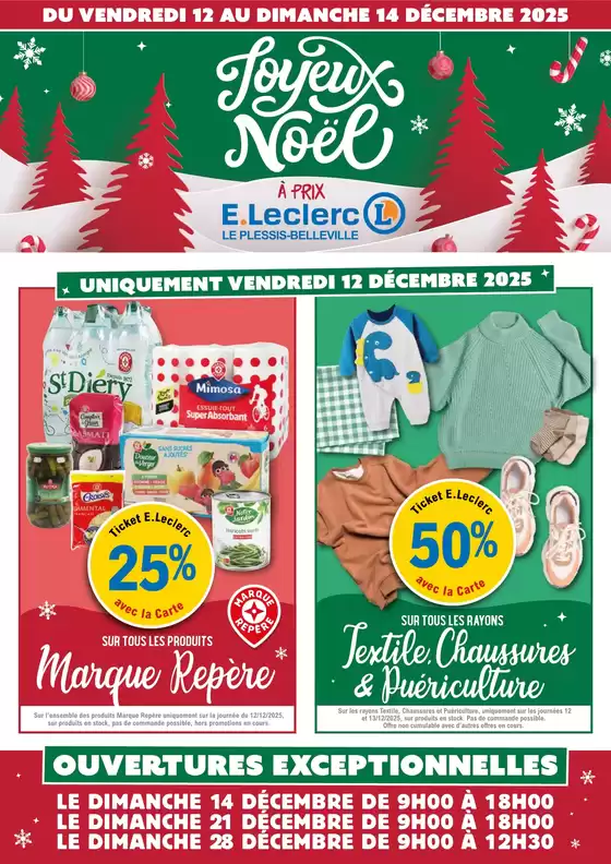 Catalogue E.Leclerc à Bondoufle | 10 jours avant Noël | 2025-12-12T00:00:00.000Z - 2025-12-14T00:00:00.000Z
