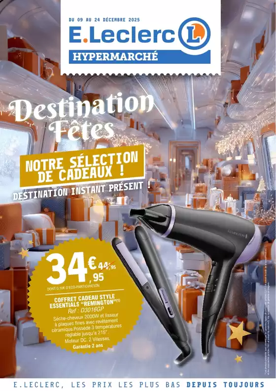 Catalogue E.Leclerc à Bondoufle | 25C125LR | 2025-12-09T00:00:00.000Z - 2025-12-24T00:00:00.000Z