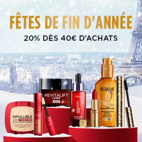 Catalogue L'Oréal à Saint-Quentin-en-Yvelines | FÊTES DE FIN D'ANNÉE | 2025-12-10T00:00:00.000Z - 2025-12-17T00:00:00.000Z