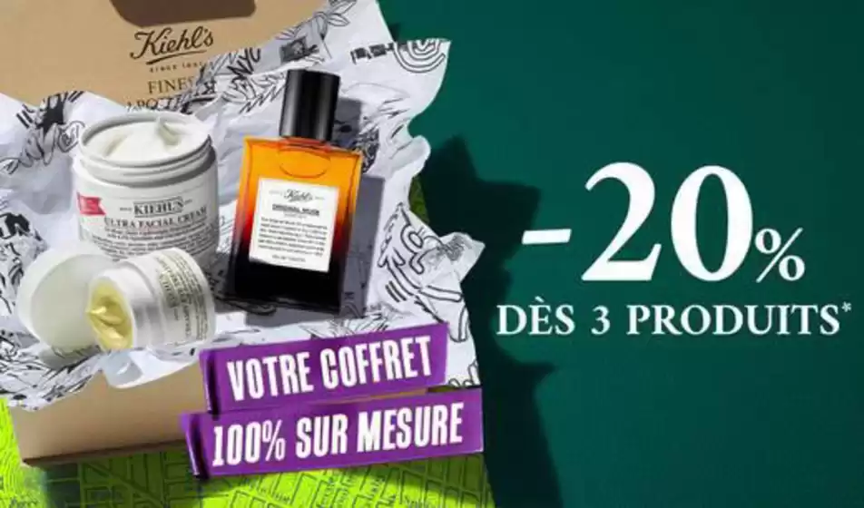 Catalogue Kiehl's à Sainte-Maxime | -20% dès 3 produits | 2025-12-10T00:00:00.000Z - 2025-12-22T00:00:00.000Z