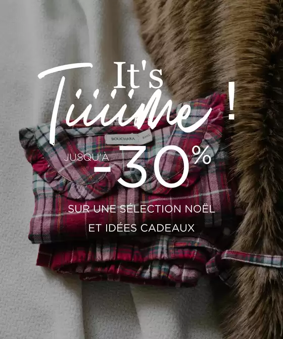 Catalogue Bouchara | It's Tiiiime !Jusqu'à -30% | 2025-12-11T00:00:00.000Z - 2025-12-25T00:00:00.000Z