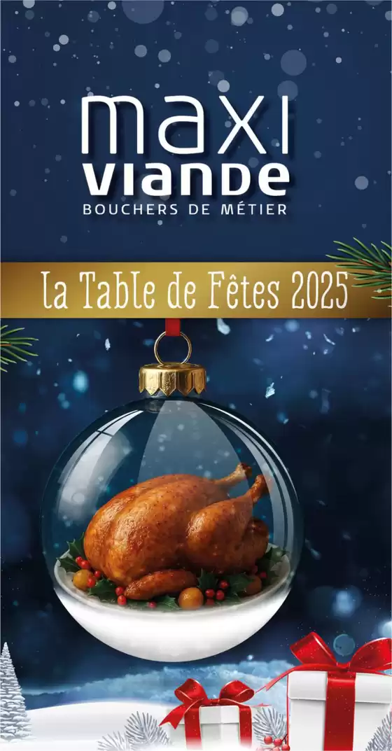 Catalogue Maxi Viande à Roquebrune-Cap-Martin | La table de Fête | 2025-12-12T00:00:00.000Z - 2025-12-31T00:00:00.000Z