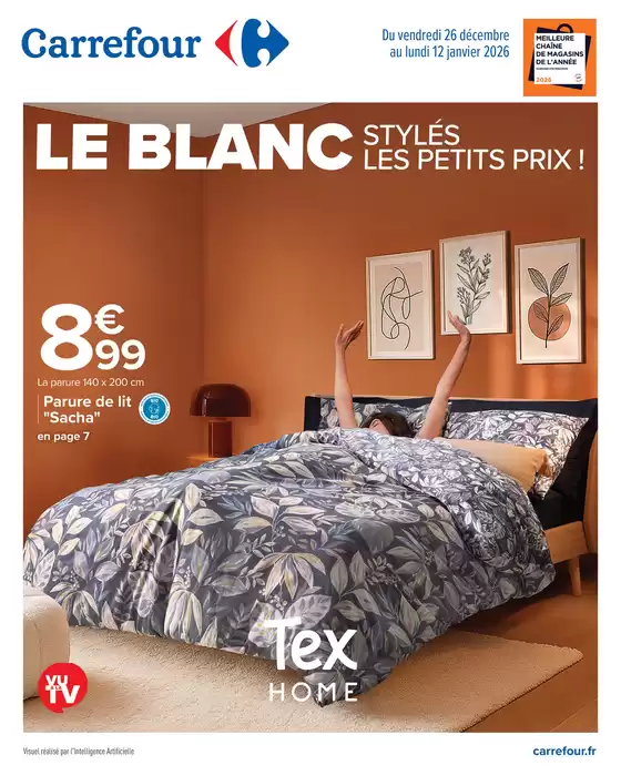 Catalogue Carrefour Drive à Saint-Laurent-du-Var | LE BLANC | 2025-12-26T00:00:00.000Z - 2026-01-12T00:00:00.000Z